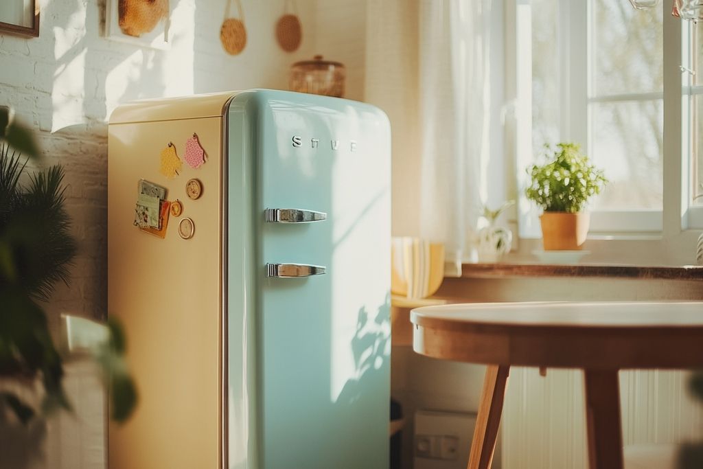 Les frigos vintages sont ils plus lourds que les frigos modernes