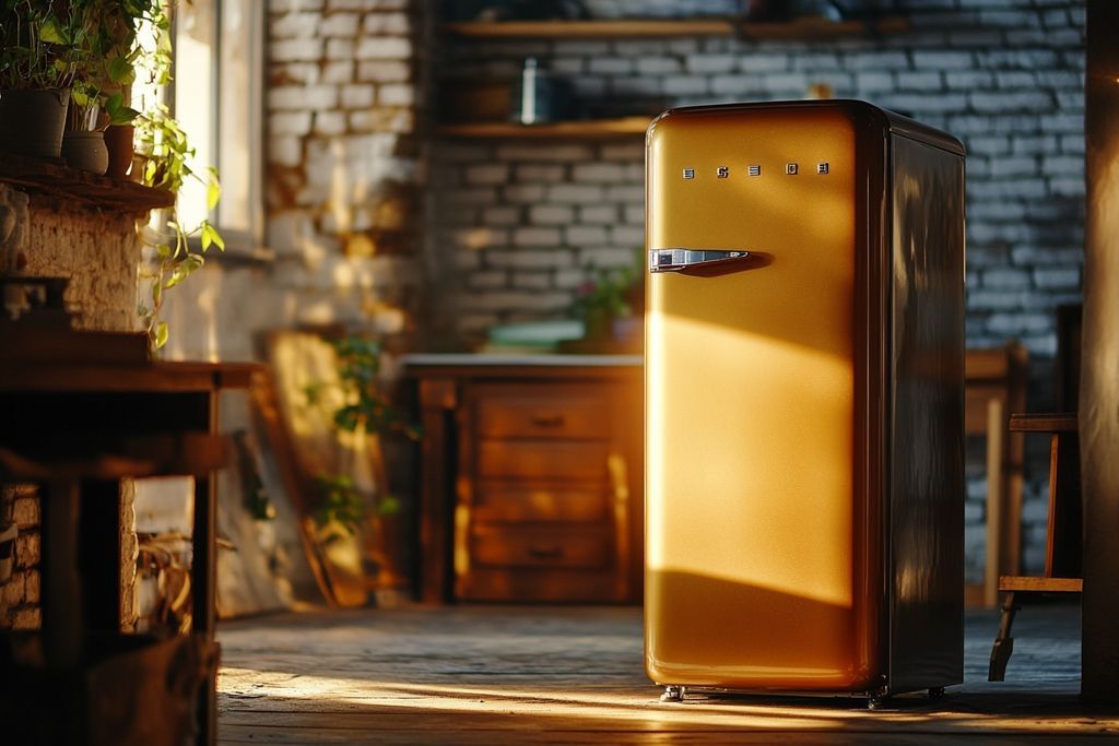 Peut on mettre un frigo vintage dans un garage ou une cave