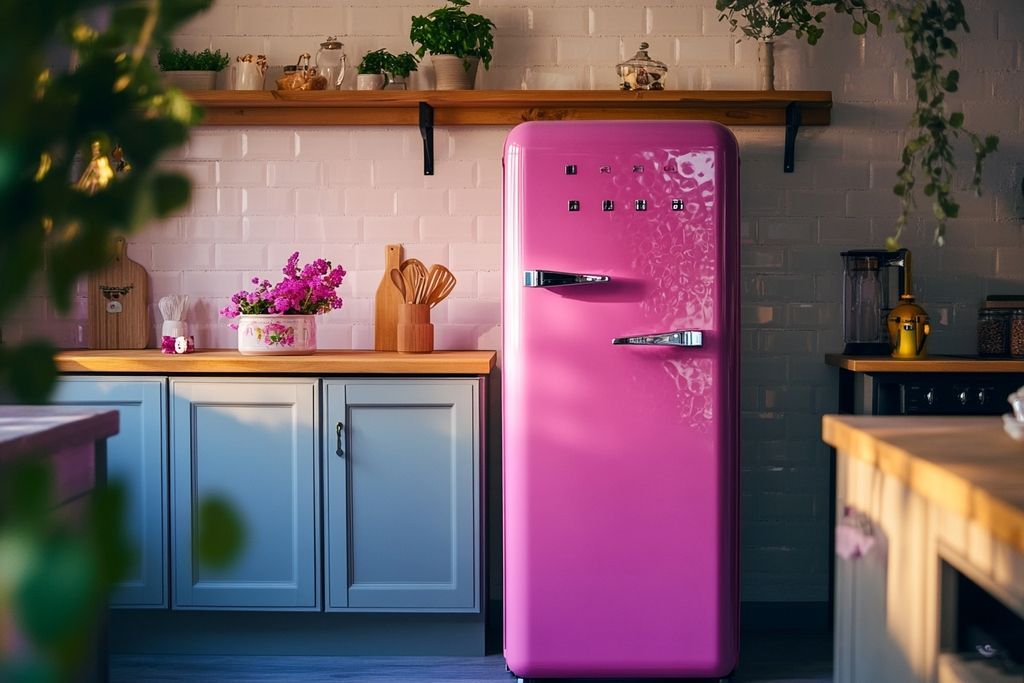 Quelle distance respecter entre un frigo vintage et un mur